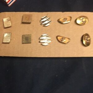 Vintage Gold and Silver Cufflinks Set